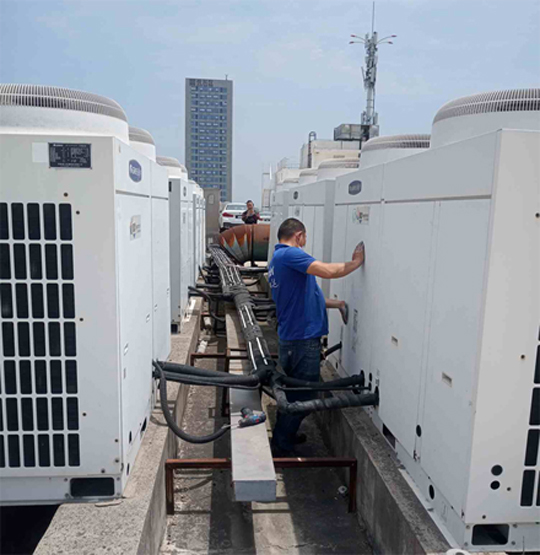 新建中央空调制热和不制冷系统维修方法